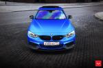 BMW 4-Series Matte Blue on Vossen Wheels (CVT) 2017 года